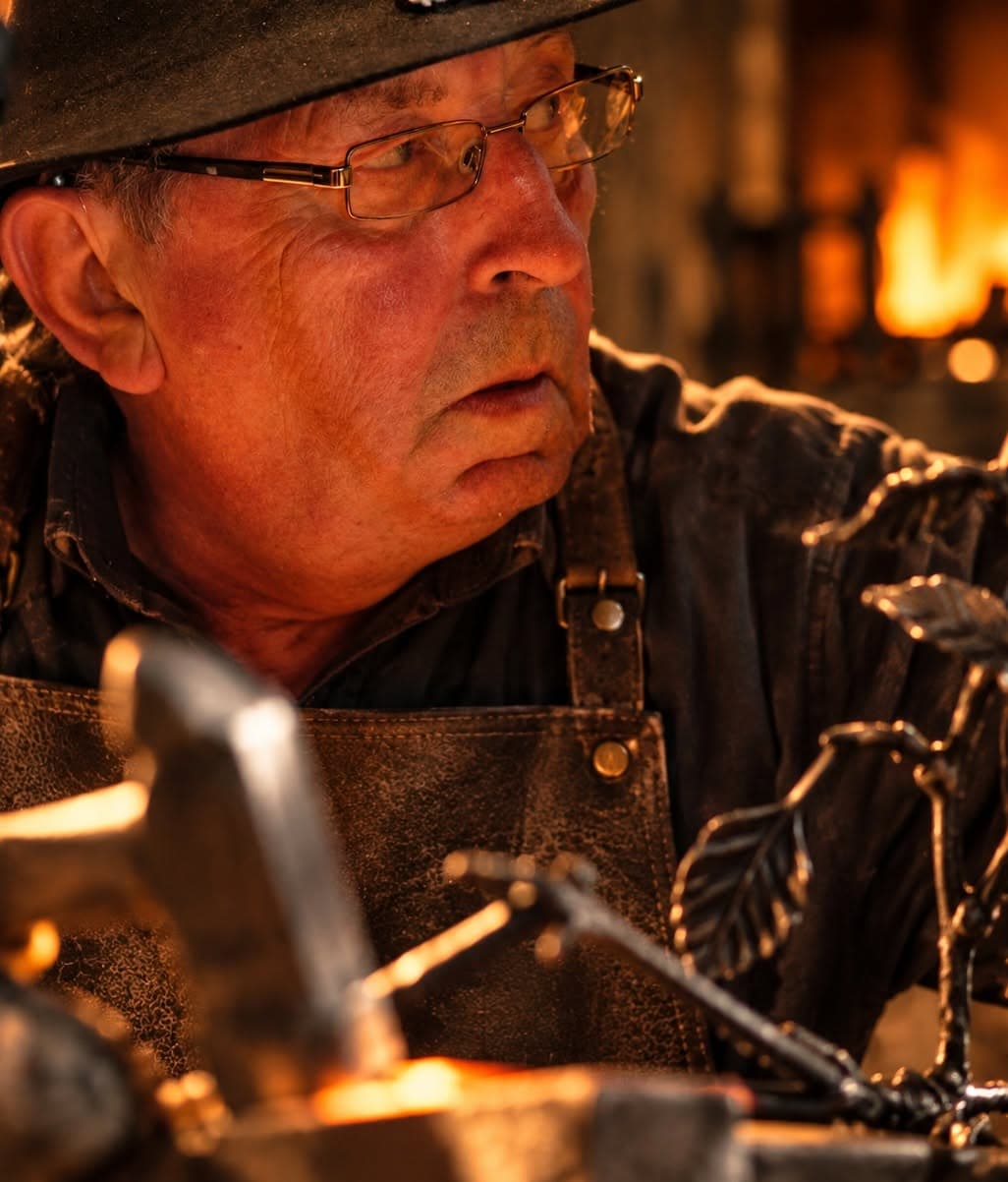 Jens Dalsgaard, artist blacksmith and creator of Grein